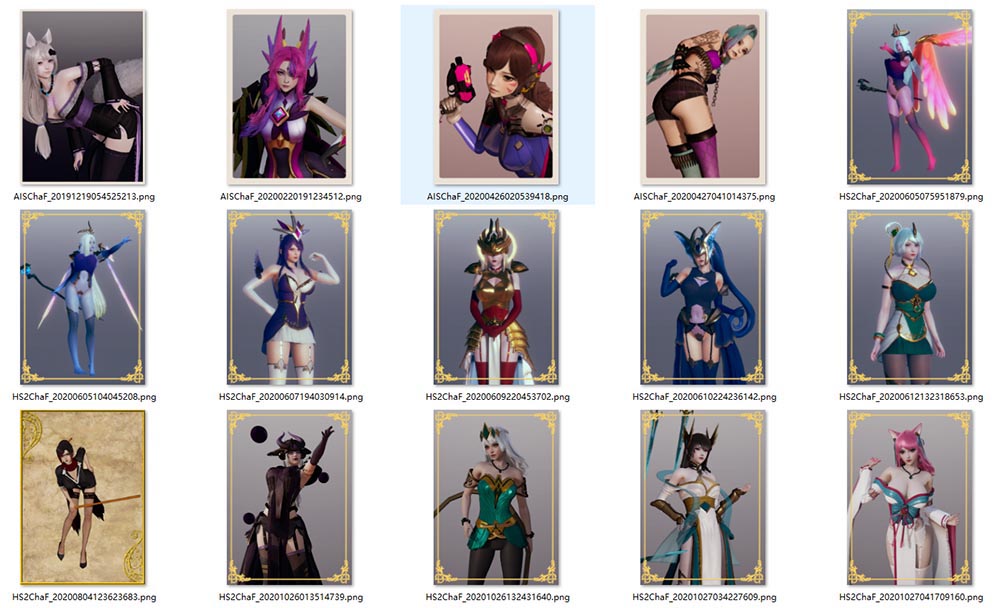 【HS2人物卡】LOL 英雄联盟合集