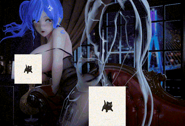 【MMD/无修正】kuronekorin和Arisananades大佬12月新作 圣姨 I'll Be Yours（1V/1G）