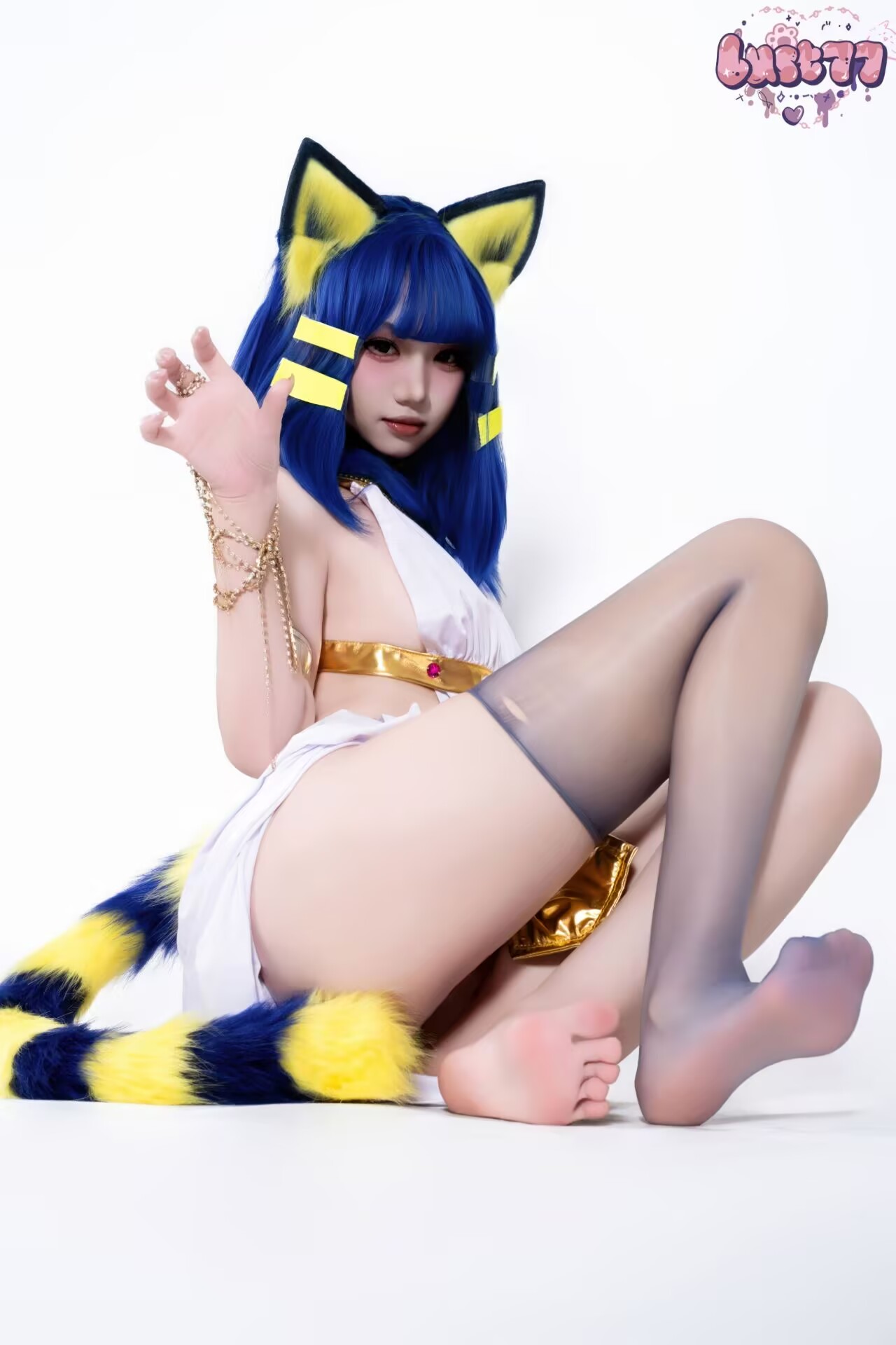 图片[4]-[COSPLAY] 柒柒要乖哦 – 白·埃及猫 [65P] [300M]-嘤嘤怪之家