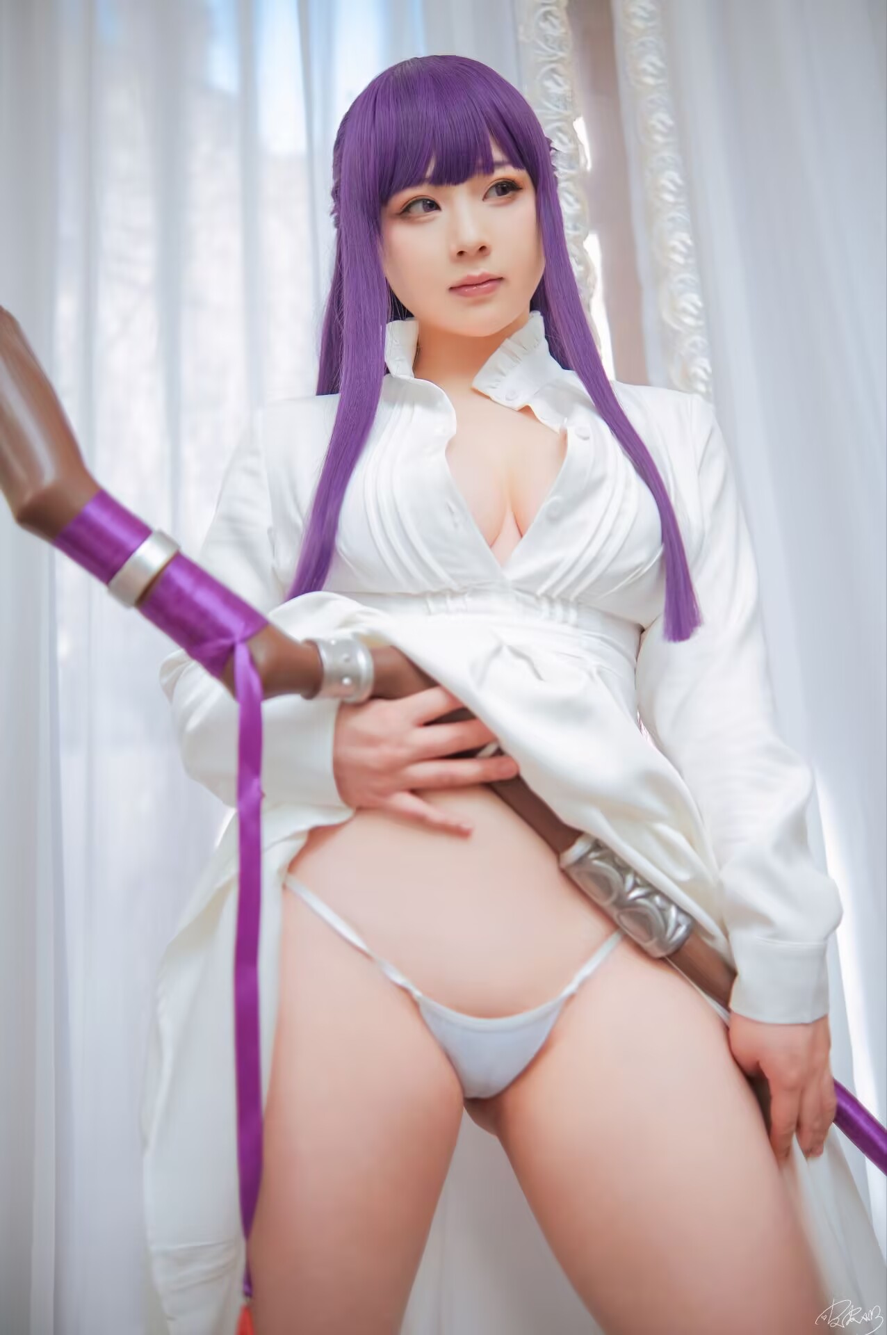 图片[4]-[COSPLAY] 皮皮奶可可爱了啦 – 葬送的芙莉莲 菲伦 [62P] [850M]-嘤嘤怪之家