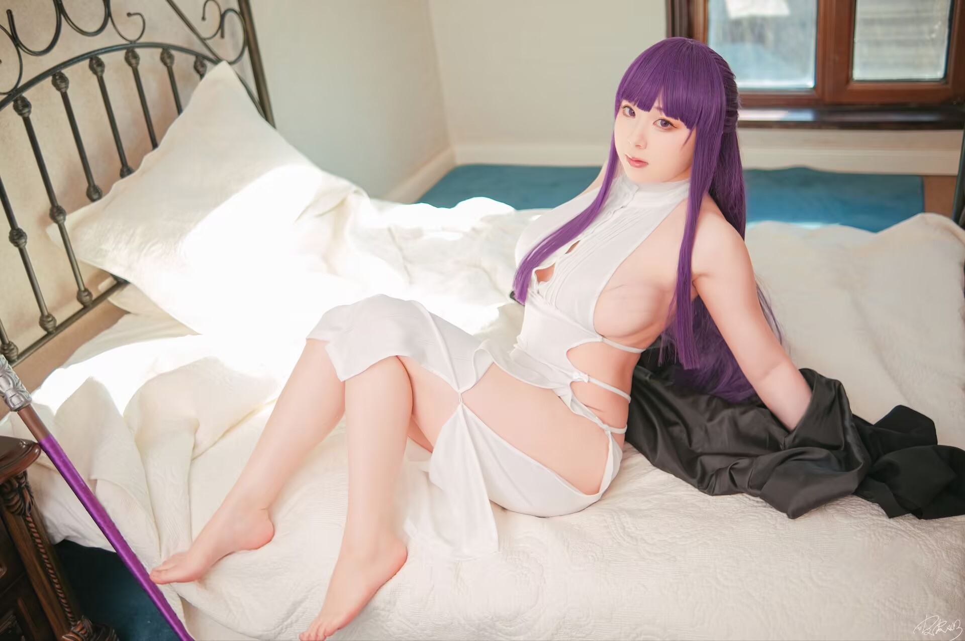 图片[2]-[COSPLAY] 皮皮奶可可爱了啦 – 葬送的芙莉莲 菲伦 [62P] [850M]-嘤嘤怪之家