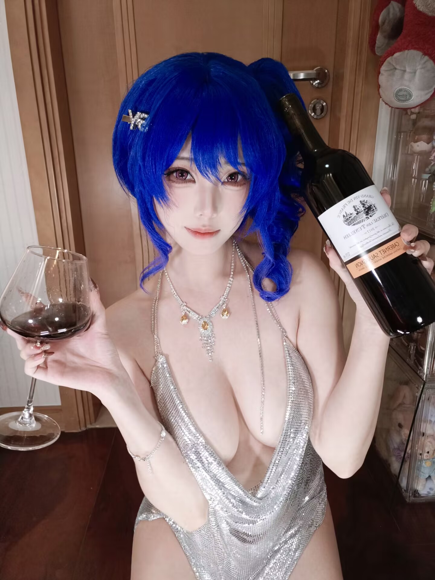 图片[3]-[COSPLAY/带视频] 蜜汁猫裘 – 碧蓝航线 圣路易斯礼服自拍 [16P 1V] [1.3G]-嘤嘤怪之家