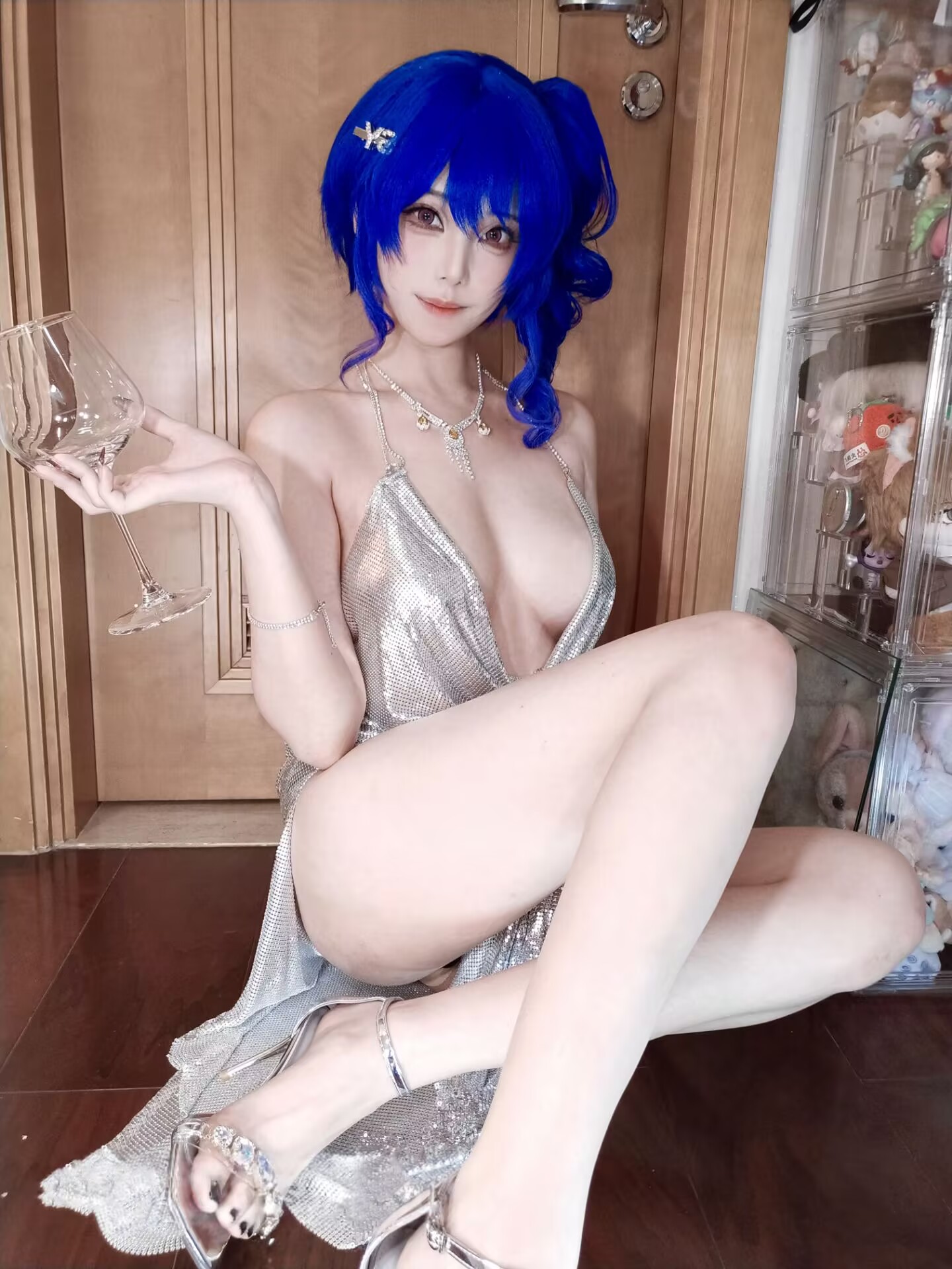 图片[2]-[COSPLAY/带视频] 蜜汁猫裘 – 碧蓝航线 圣路易斯礼服自拍 [16P 1V] [1.3G]-嘤嘤怪之家