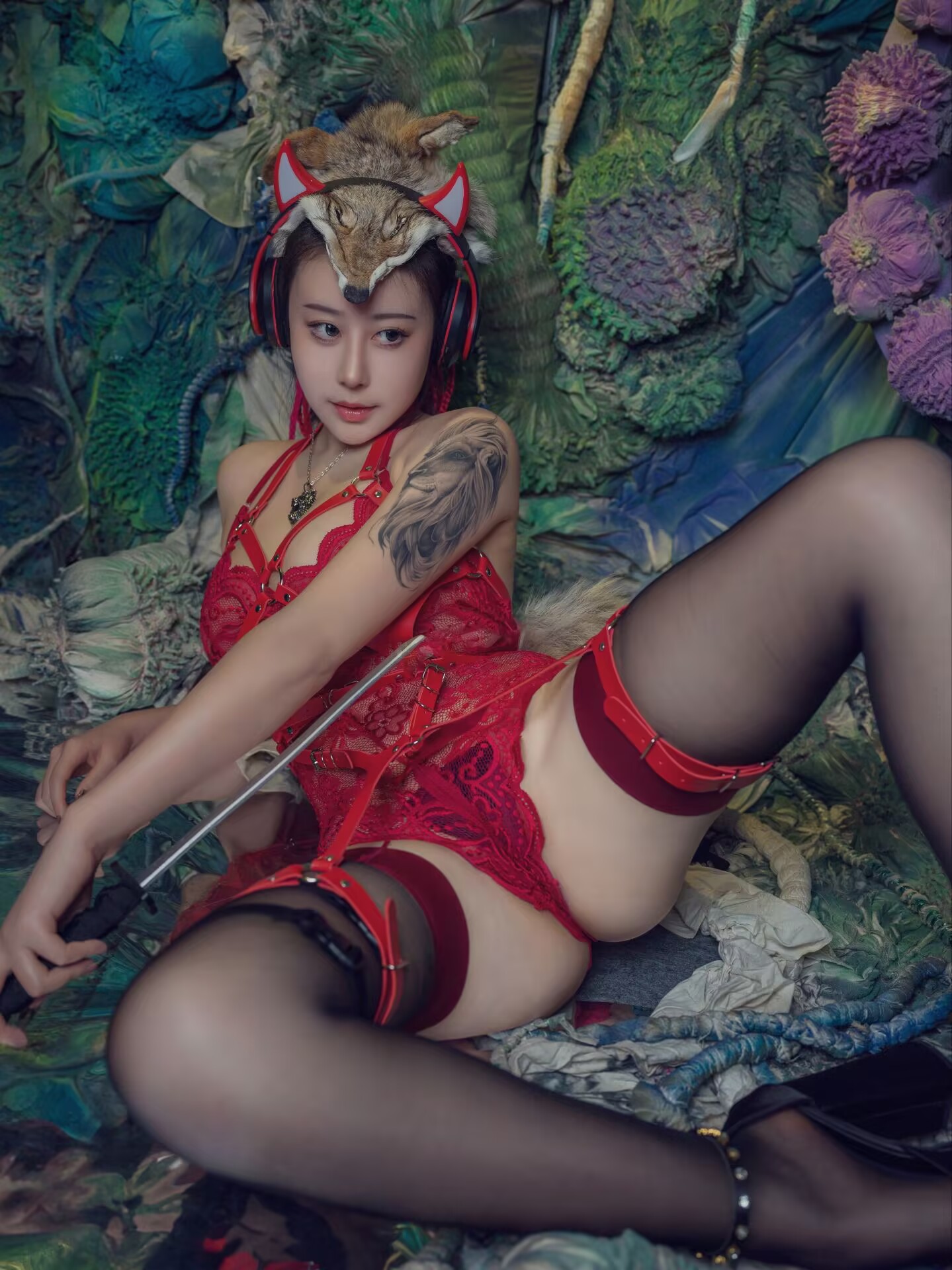 图片[2]-[COSPLAY/带视频] 奈汐酱nice – 猎狼女 [47P 1V] [950M]-嘤嘤怪之家