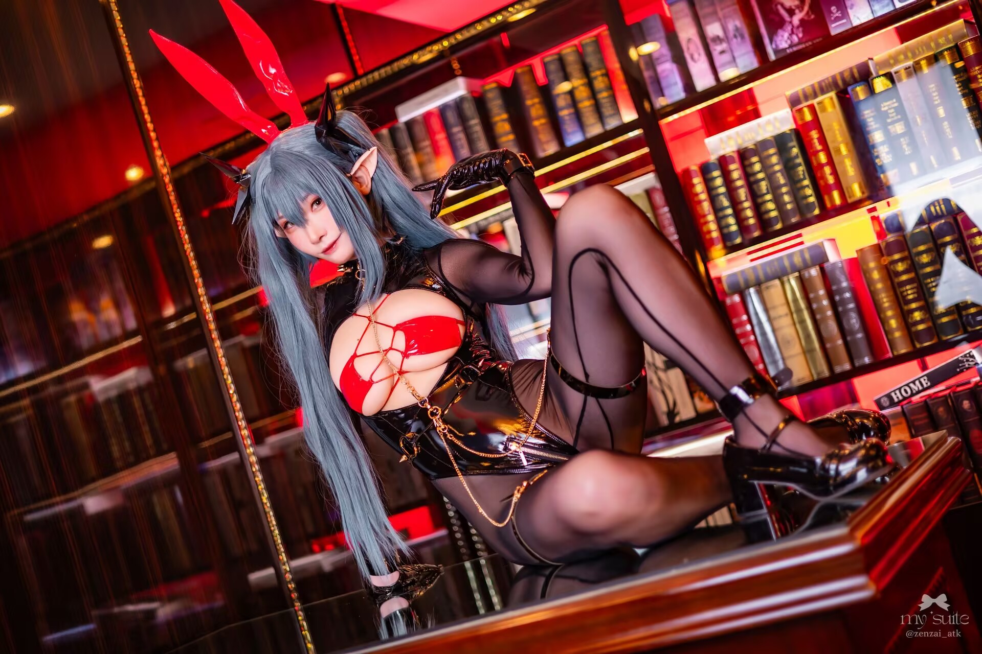 图片[6]-[COSPLAY] [my suite (Atsuki)] – 碧蓝航线  莫加多尔＆雷根斯堡 [370P] [500M]-嘤嘤怪之家