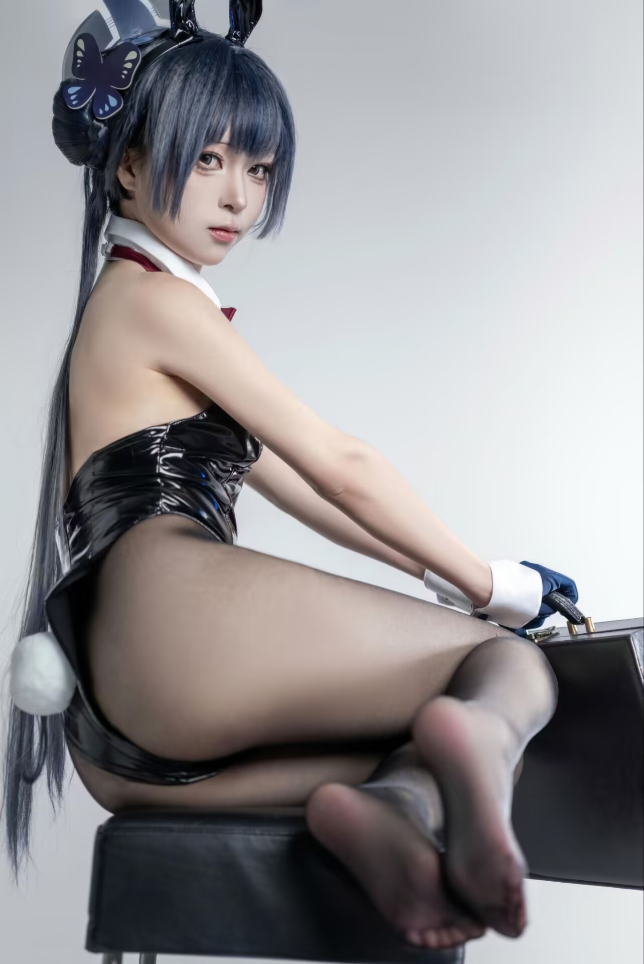[COSPLAY] 矢量鱼 - 蔚蓝档案 妃咲兔女郎 [28P] [300M]-嘤嘤怪之家