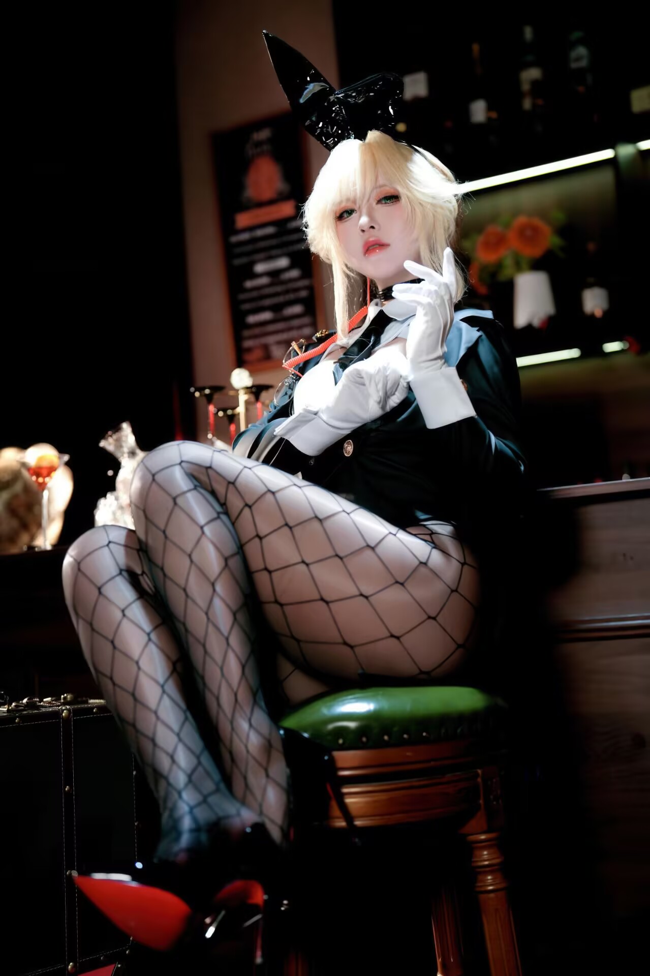 图片[4]-[COSPLAY/带视频] 半半子 – Nikke胜利女神 爱德兔女郎 [62P 1V] [600M]-嘤嘤怪之家