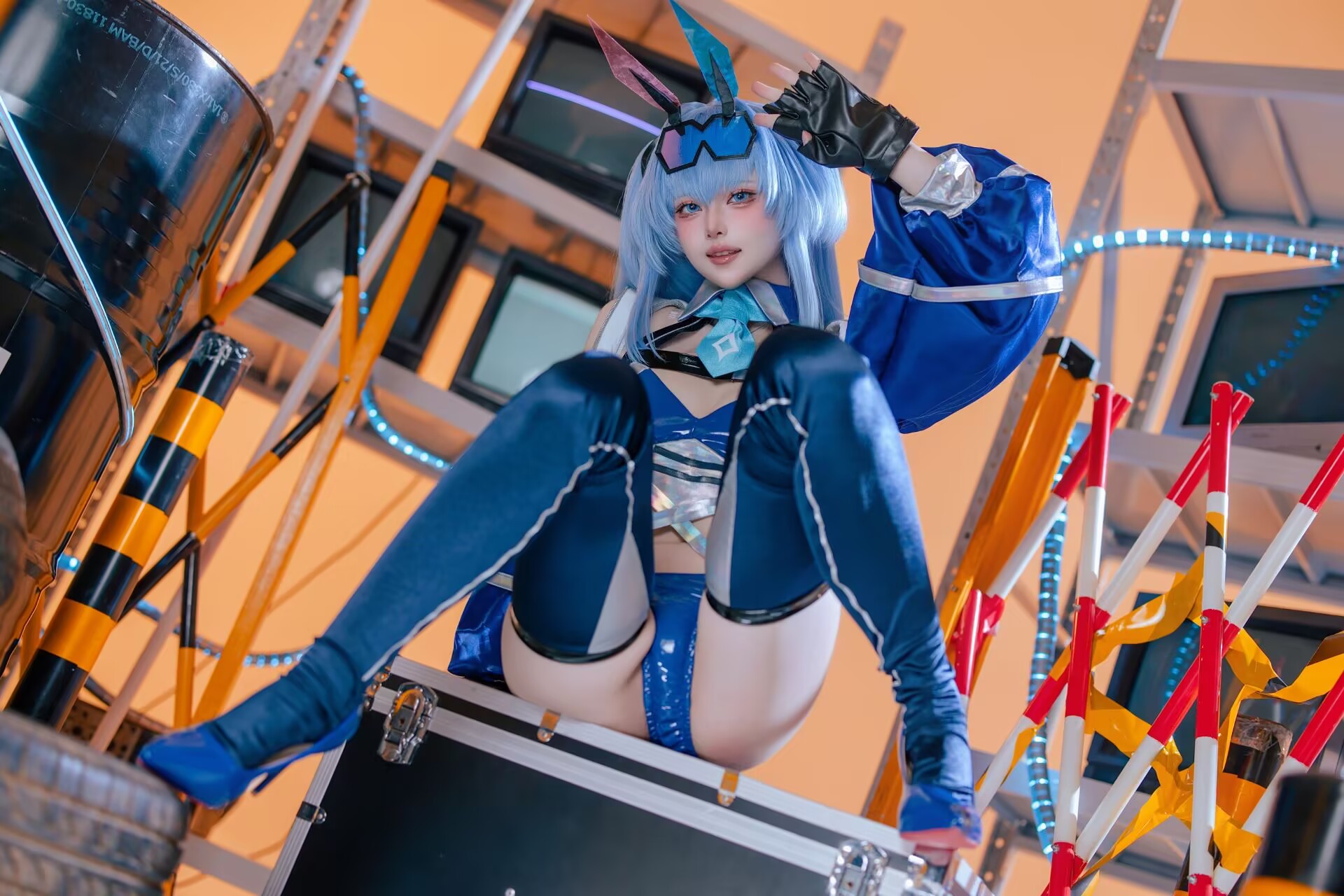 图片[4]-[COSPLAY] 屿鱼 – 碧蓝航线 花园赛车服 [82P] [800M]