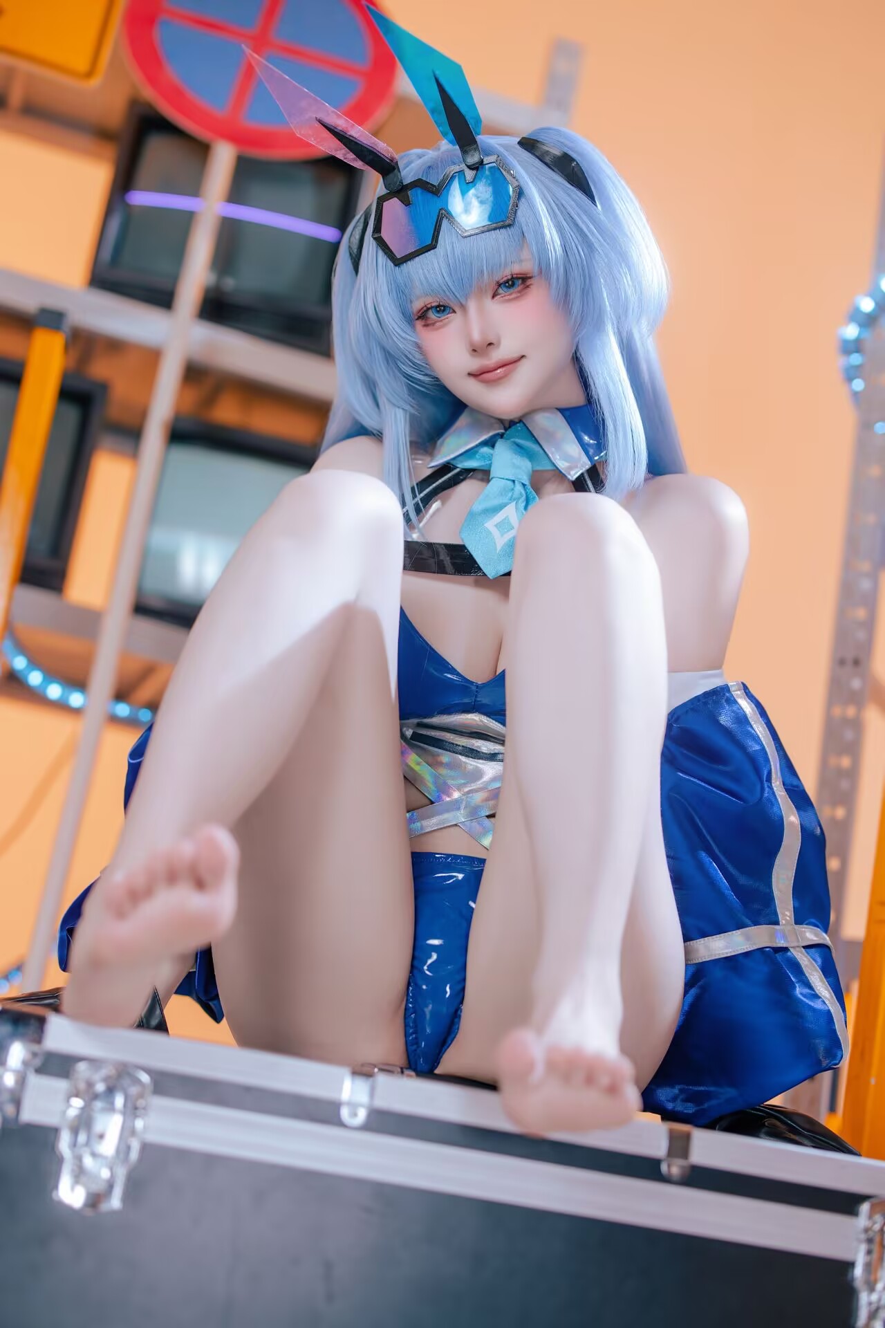 [COSPLAY] 屿鱼 – 碧蓝航线 花园赛车服 [82P] [800M]-资源巴士