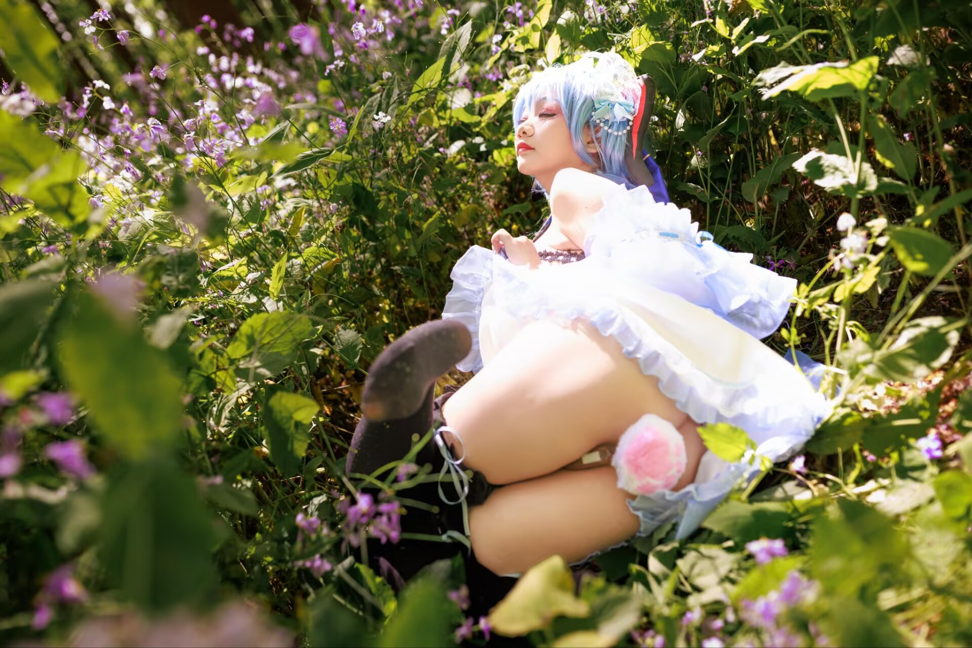 图片[4]-[COSPLAY/带视频] 阿雪雪 – 甘雨女仆 [99P 6V][6.5g]